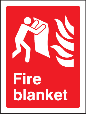 Fire Blanket Safety Sign