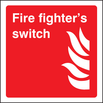 Firefighter's Switch R/P 150x150mm