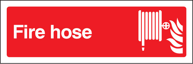 Fire Hose Safety Sign
