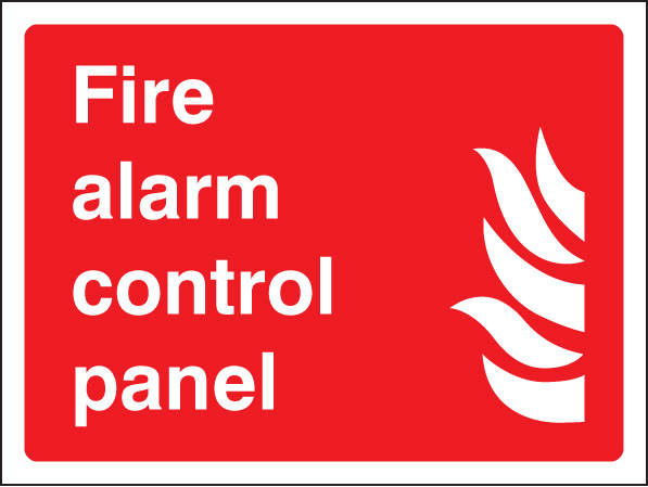 Fire Alarm Control Panel Sign - 200x150mm