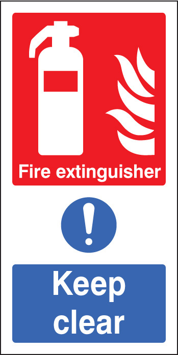 Fire Extinguisher Keep Clear (Multi-Purpose)