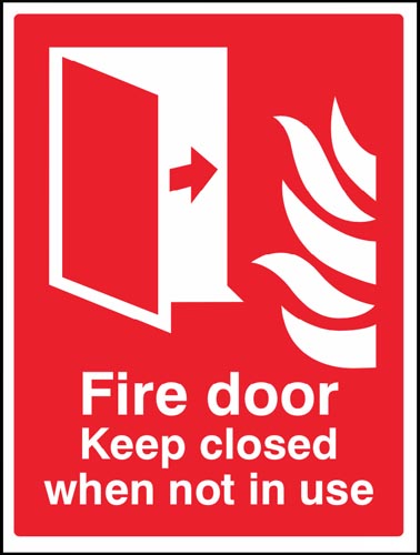 Fire Door - Keep Closed When Not in Use