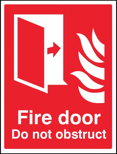 Fire Door - Do Not Obstruct