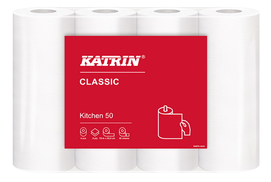 Katrin Classic Kitchen Towels - Pack of 32 Rolls
