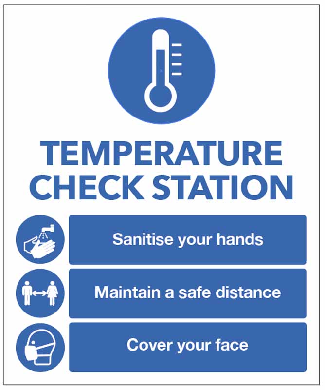 Temperature Check Station - COVID-19 Compliance