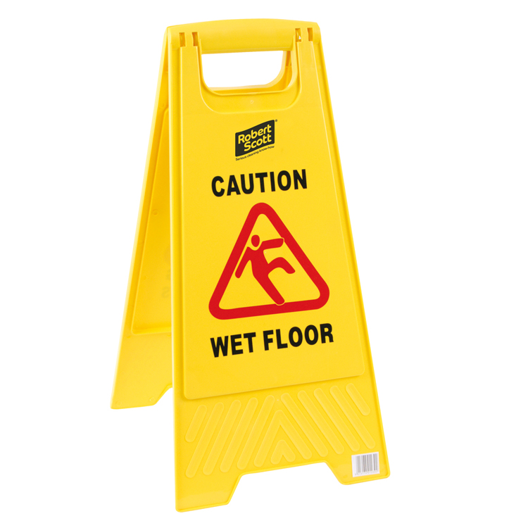 Caution: Wet Floor / Cleaning in Progress Standard Sign 620x300mm