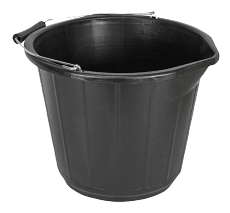 General-Purpose Bucket 14 Litre (3 Gallon) - Black