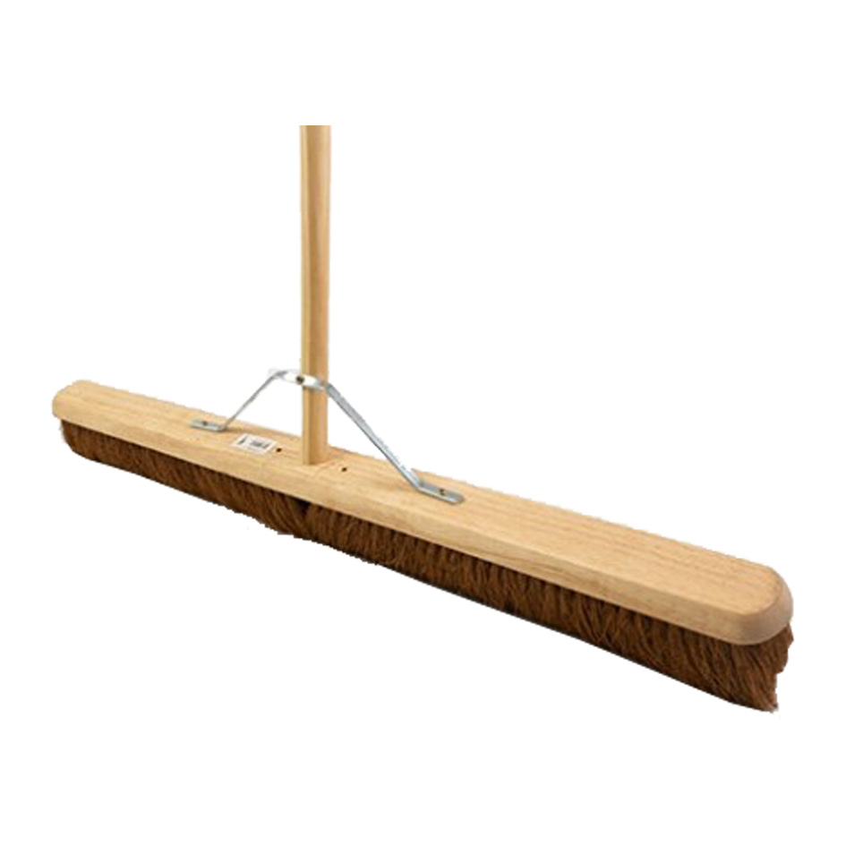 Bassine Stiff Broom 36" with Handle