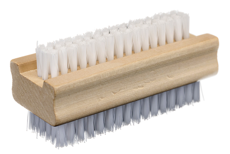 Double-Sided Wooden Nail Brush