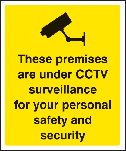 CCTV Surveillance Premises Notification Sign