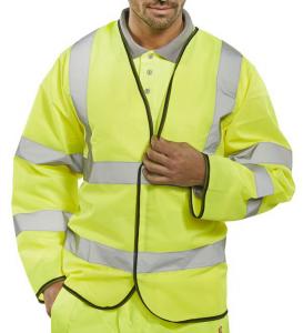 Long Sleeve Hi-Vis Vest in Yellow