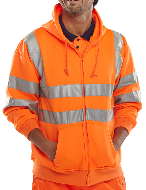 High Visibility Hooded Sweatshirt