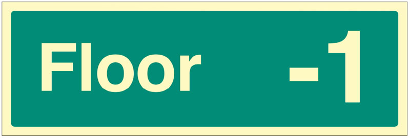 Floor -1 Identification Sign