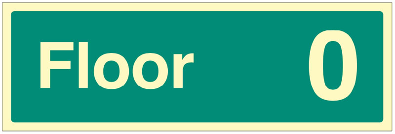Floor Identification Sign