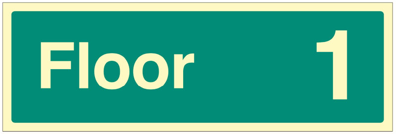 Storey Identification Sign - Floor 1