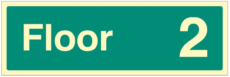 Floor Identification Sign