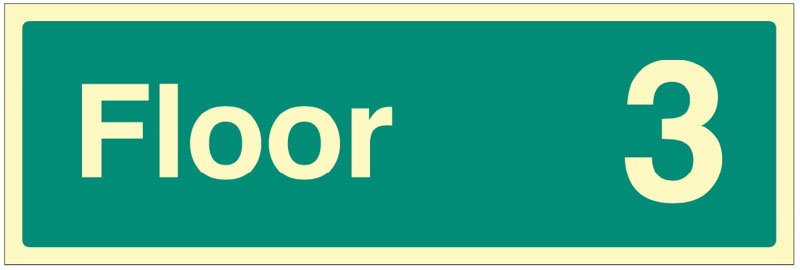 Floor Identification Sign - Level 3