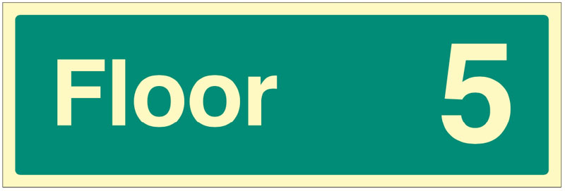 Floor Identification Sign - Storey 5