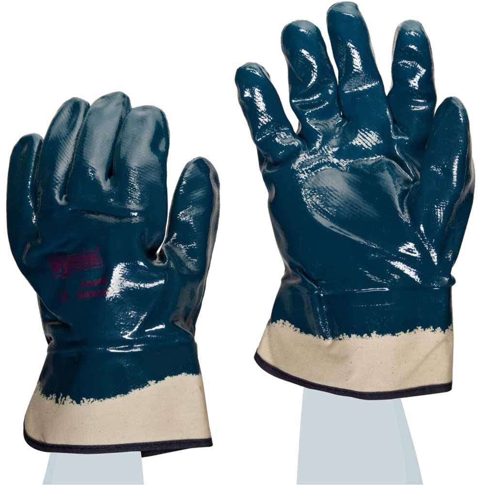 Fully Coated PVC Gloves with Safety Cuff (Pack of 144)