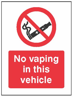 No Vaping in This Vehicle