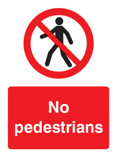 No Pedestrians