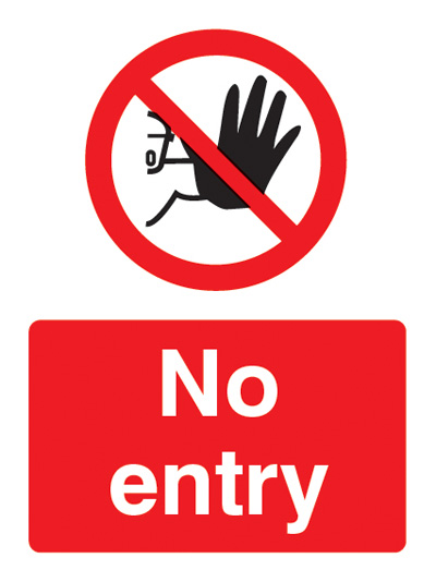 No Entry Sign