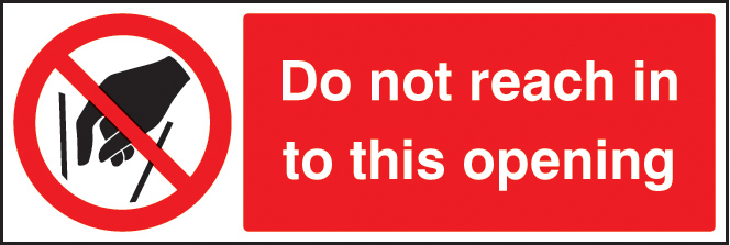 Warning: Do Not Reach into This Opening