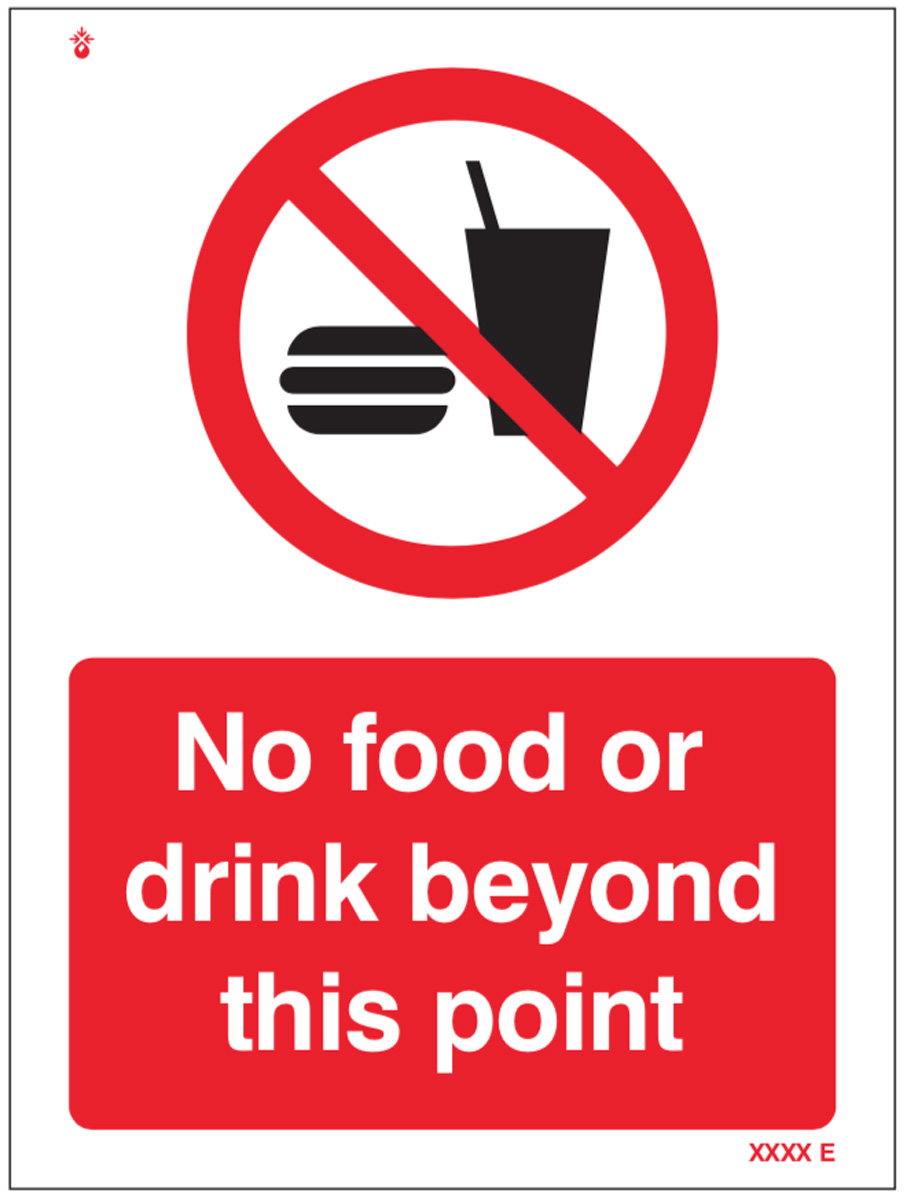 No Food or Drink Beyond This Point
