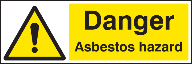 Danger: Asbestos Hazard