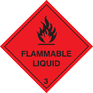 Flammable Liquid Safety Sign