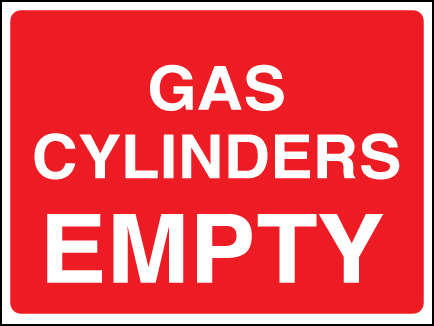 Empty Gas Cylinder