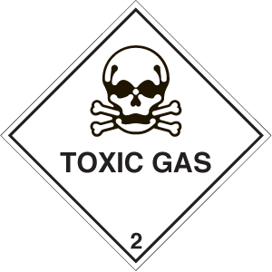 Toxic Gas Diamond Sign