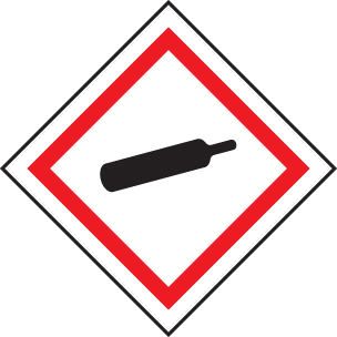 GHS Compressed Gas Label