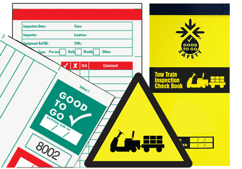 Good To Go Safety Tow Tractor Check Book - 25 Inspections