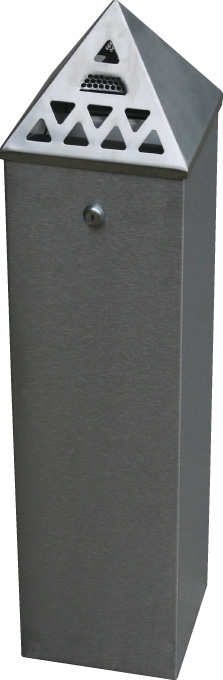 Floor Standing Cigarette Bin - 800mm High x 200mm Base