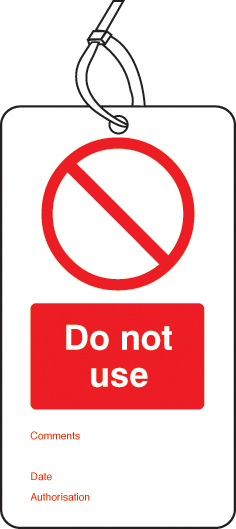 Fire Extinguisher Inspection Record Tags (Pack of 10)