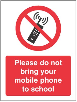 Mobile Phone Policy Sign