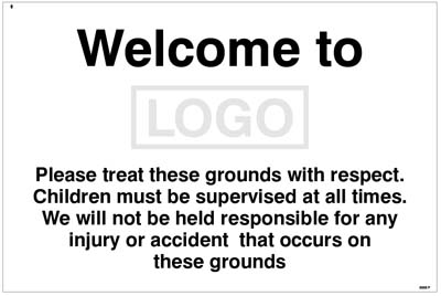 Personalised Welcome Sign for Schools