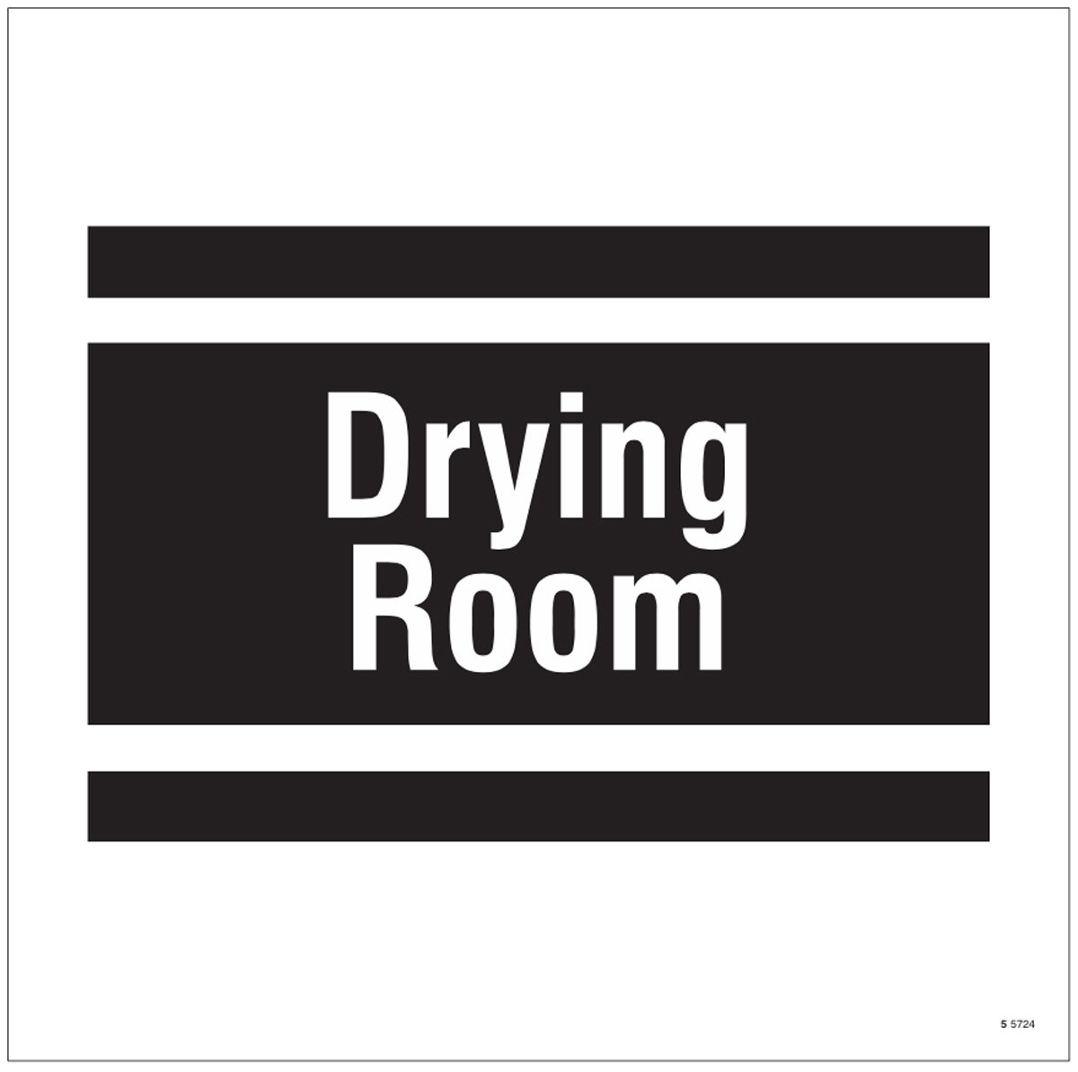 Drying Room Site Saver Sign - 400x400mm