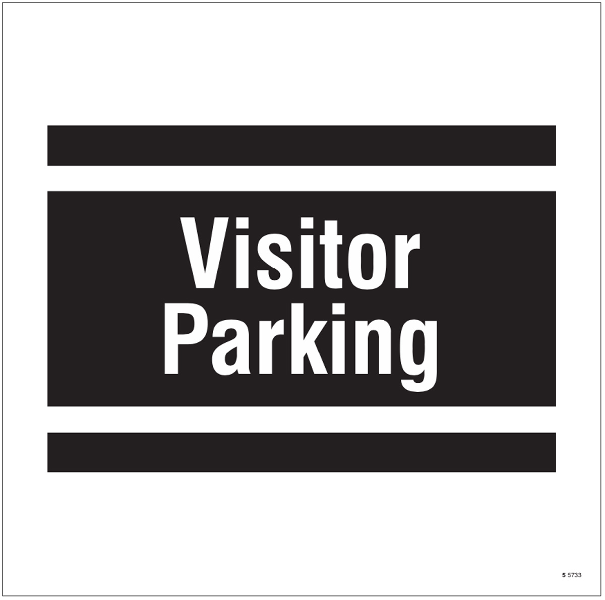 Visitor Parking Site Saver Sign 400x400mm