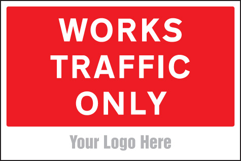 Traffic Only Site Saver Sign - 600x400mm