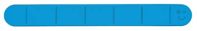 300mm Magnetic Rail with Blue Rubberised Cover
