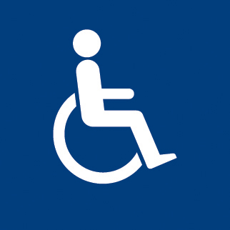 Braille Sign - Disabled (Symbol) 150x150mm