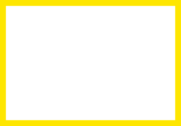 Blank Adapt-a-Sign - Yellow Border 215 x 310 mm