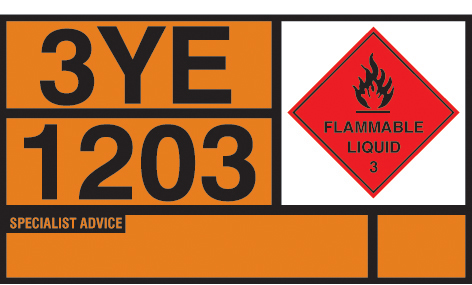 Hazchem Placard - Petrol S/A