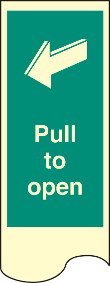 Pull to Open Door Plate - 75x300mm