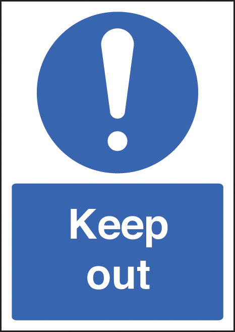 Keep Out - A4 Safety Sign
