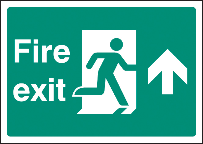 Fire Exit and Action Signs