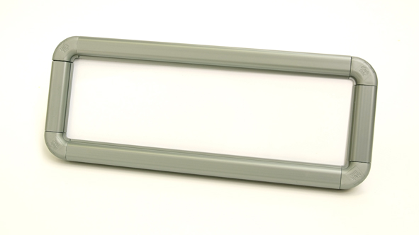 Suspended Frame 600x200mm Grey with Suspension Kit