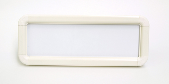 Suspended Frame 450x150mm White with Installation Kit